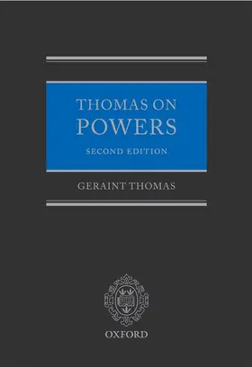 Thomas |  Thomas on Powers | Buch |  Sack Fachmedien