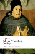 Aquinas |  Selected Philosophical Writings | Buch |  Sack Fachmedien