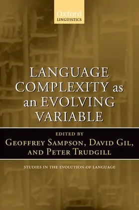Al / Sampson / Gil |  LANGUAGE COMPLEX EVOL VARIABLE SEL C | Buch |  Sack Fachmedien