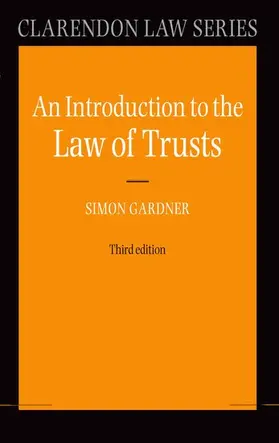 Gardner |  An Introduction to the Law of Trusts | Buch |  Sack Fachmedien