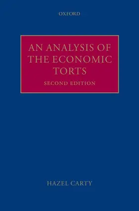 Carty |  ANALYSIS ECONOMIC TORTS 2E C | Buch |  Sack Fachmedien