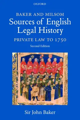 Baker |  Baker and Milsom's Sources of English Legal History | Buch |  Sack Fachmedien