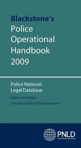 (PNLD) / Sampson |  Blackstone's Police Operational Handbook 2009 | Buch |  Sack Fachmedien