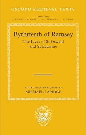 Lapidge |  Byrhtferth of Ramsey | Buch |  Sack Fachmedien