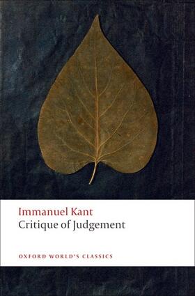 Kant / Walker |  Critique of Judgement | Buch |  Sack Fachmedien
