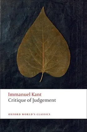 Kant / Walker |  Critique of Judgement | Buch |  Sack Fachmedien