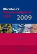 Connor |  Blackstone's Police Investigators' Q&A 2009 | Buch |  Sack Fachmedien