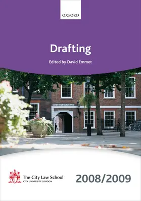 , The City Law School |  Drafting 2008-2009 | Buch |  Sack Fachmedien