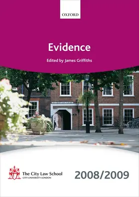 , The City Law School |  Evidence 2008-2009 | Buch |  Sack Fachmedien