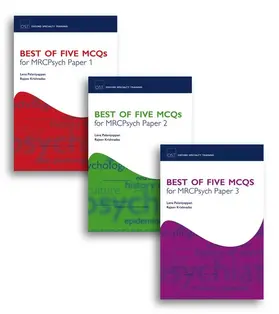 Palaniyappan / Krishnadas | Best of Five McQs for MRCPsych Paper, 3-Volume Set | Buch | 978-0-19-955362-4 | www.sack.de