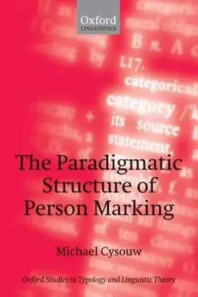 Cysouw |  The Paradigmatic Structure of Person Marking | Buch |  Sack Fachmedien