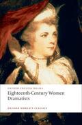 Griffith / Pix / Cowley |  Eighteenth-Century Women Dramatists | Buch |  Sack Fachmedien