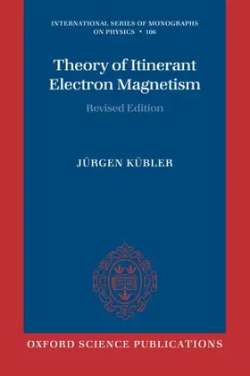 Kubler / Kübler |  Theory of Itinerant Electron Magnetism | Buch |  Sack Fachmedien