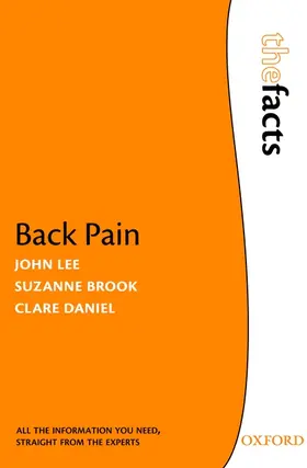 Lee / Brook / Daniel |  Back Pain | Buch |  Sack Fachmedien