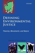 Schlosberg |  Defining Environmental Justice | Buch |  Sack Fachmedien
