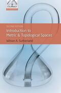 Sutherland |  Introduction to Metric and Topological Spaces | Buch |  Sack Fachmedien
