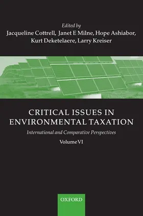 Cottrell / Milne / Ashiabor |  Critical Issues in Environmental Taxation | Buch |  Sack Fachmedien