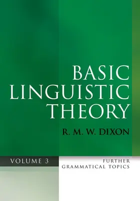 Dixon |  Further Grammatical Topics | Buch |  Sack Fachmedien