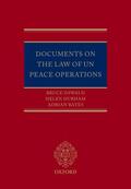 Oswald / Durham / Bates |  Documents on the Law of UN Peace Operations | Buch |  Sack Fachmedien