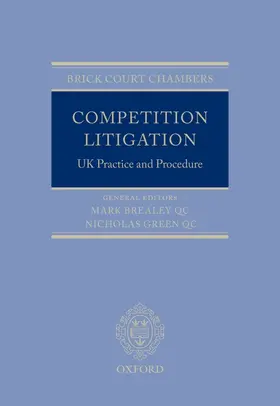Brealey Qc / Brealey QC / Green QC | Competition Litigation | Buch | 978-0-19-957333-2 | www.sack.de