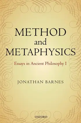 Barnes / Bonelli |  Method and Metaphysics | Buch |  Sack Fachmedien