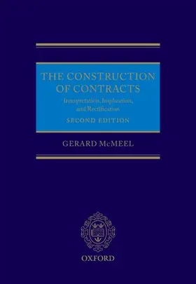 McMeel |  The Construction of Contracts | Buch |  Sack Fachmedien