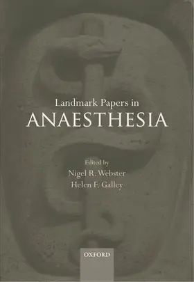 Webster / Galley |  LANDMARK PAPERS IN ANAESTHESIA LPI | Buch |  Sack Fachmedien