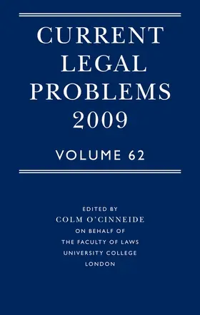 O'Cinneide |  Current Legal Problems, Volume 62 | Buch |  Sack Fachmedien
