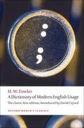 Fowler / Crystal |  A Dictionary of Modern English Usage | Buch |  Sack Fachmedien
