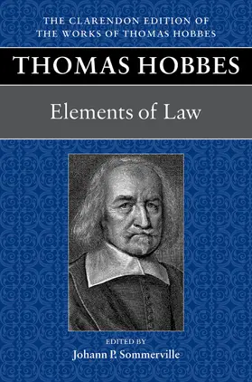 Sommerville |  Thomas Hobbes: Elements of Law | Buch |  Sack Fachmedien