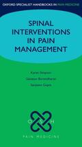 Simpson / Baranidharan / Gupta |  Spinal Interventions in Pain Management | Buch |  Sack Fachmedien
