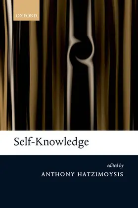 Hatzimoysis | Self-Knowledge | Buch | 978-0-19-959072-8 | www.sack.de