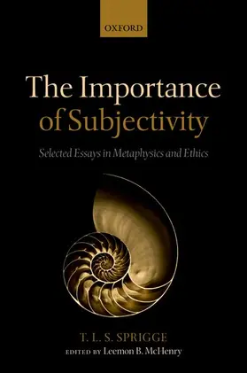 Sprigge / McHenry |  The Importance of Subjectivity | Buch |  Sack Fachmedien