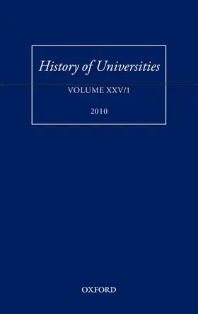 Feingold |  History of Universities | Buch |  Sack Fachmedien