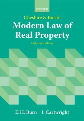 Burn / Cartwright |  Cheshire and Burn's Modern Law of Real Property | Buch |  Sack Fachmedien