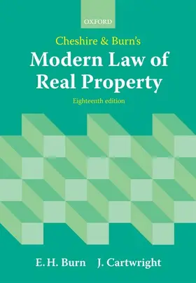 Burn / Cartwright |  Cheshire and Burn's Modern Law of Real Property | Buch |  Sack Fachmedien