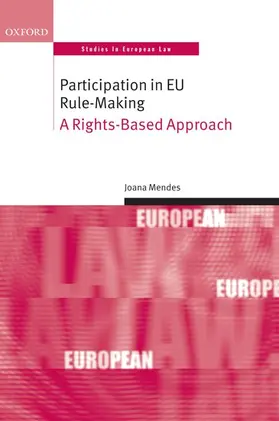 Mendes |  Participation in EU Rule-Making | Buch |  Sack Fachmedien