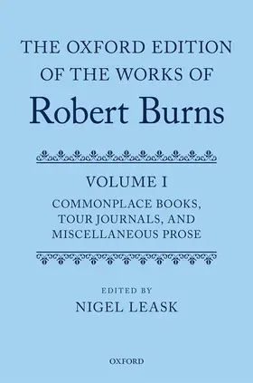 Leask |  OXF ED WORKS ROBERT BURNS VOL 1 OEWRB C | Buch |  Sack Fachmedien
