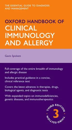 Spickett |  Oxford Handbook of Clinical Immunology and Allergy | Buch |  Sack Fachmedien