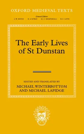 Winterbottom / Lapidge |  Early Lives of St Dunstan | Buch |  Sack Fachmedien