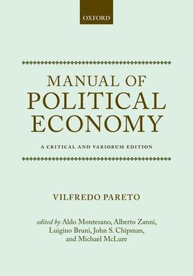 Pareto / Montesano / Zanni |  Manual of Political Economy | Buch |  Sack Fachmedien