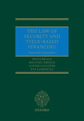 Beale / Bridge / Gullifer |  The Law of Security and Title-Based Financing | Buch |  Sack Fachmedien