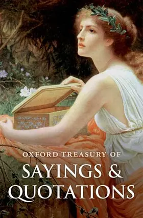 Ratcliffe |  Oxford Treasury of Sayings and Quotations | Buch |  Sack Fachmedien