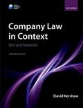 Kershaw |  Company Law in Context | Buch |  Sack Fachmedien