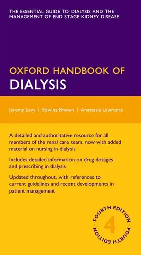 Levy / Brown / Lawrence | Oxford Handbook of Dialysis | Buch | 978-0-19-964476-6 | www.sack.de