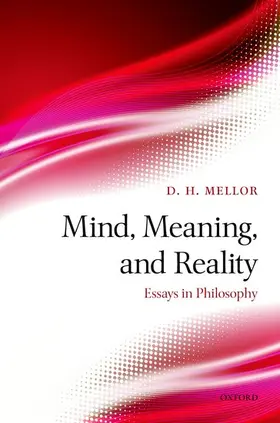 Mellor |  Mind, Meaning, and Reality | Buch |  Sack Fachmedien