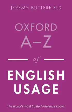 Butterfield |  Oxford A-Z of English Usage (Revised) | Buch |  Sack Fachmedien