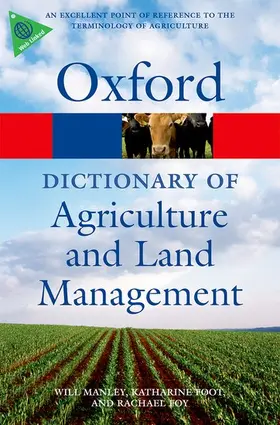 Manley / Foot / Davis |  A Dictionary of Agriculture and Land Management | Buch |  Sack Fachmedien