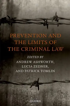 Al / Ashworth / Zedner |  PREVENTION LIMITS CRIM LAW C | Buch |  Sack Fachmedien