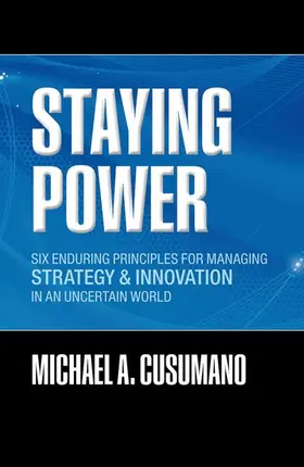 Cusumano |  Staying Power | Buch |  Sack Fachmedien